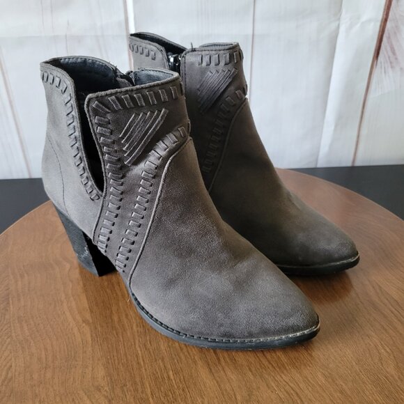 Zigi Soho Halyn Chelsea Block Heel Booties, Sz 9.5, Western/Cowgirl/Boho Ankle B - Picture 3 of 15